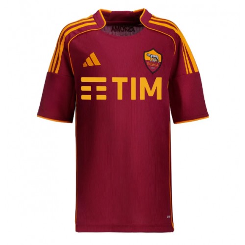 Dámy Fotbalový dres AS Roma 2025-26 Domácí Krátký Rukáv
